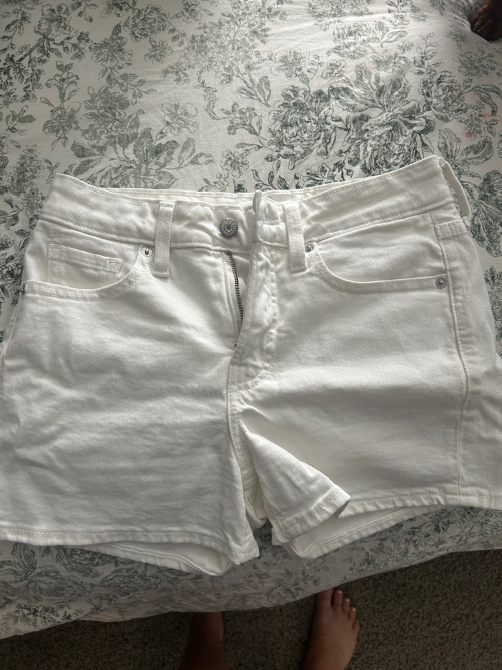 Old Navy White Denim Shorts